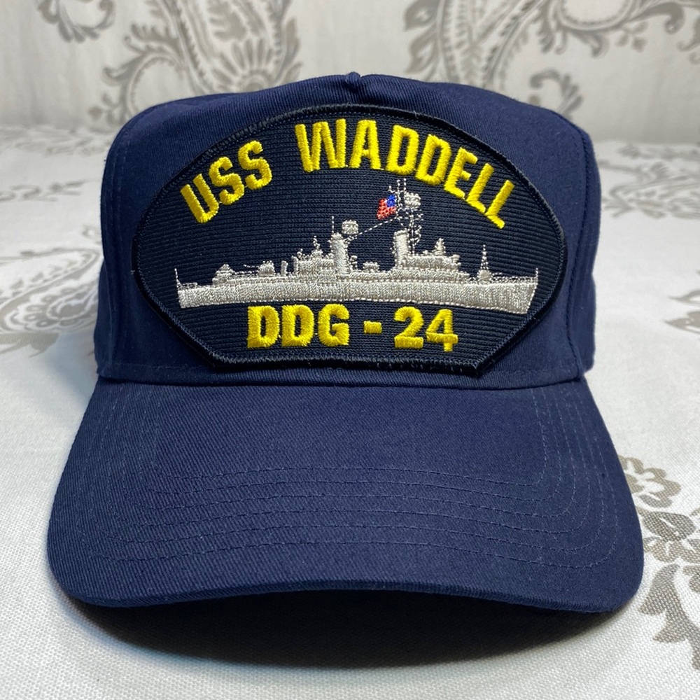 USS WADDELL DDG-24‎ HAT CAP
US NAVY SHIP CHARLES ADAMS
CLASS DESTROYER